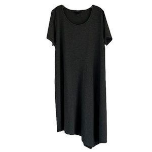 Lane Bryant Women’s 14/16 Dark Gray Dress with asymmetrical hemline